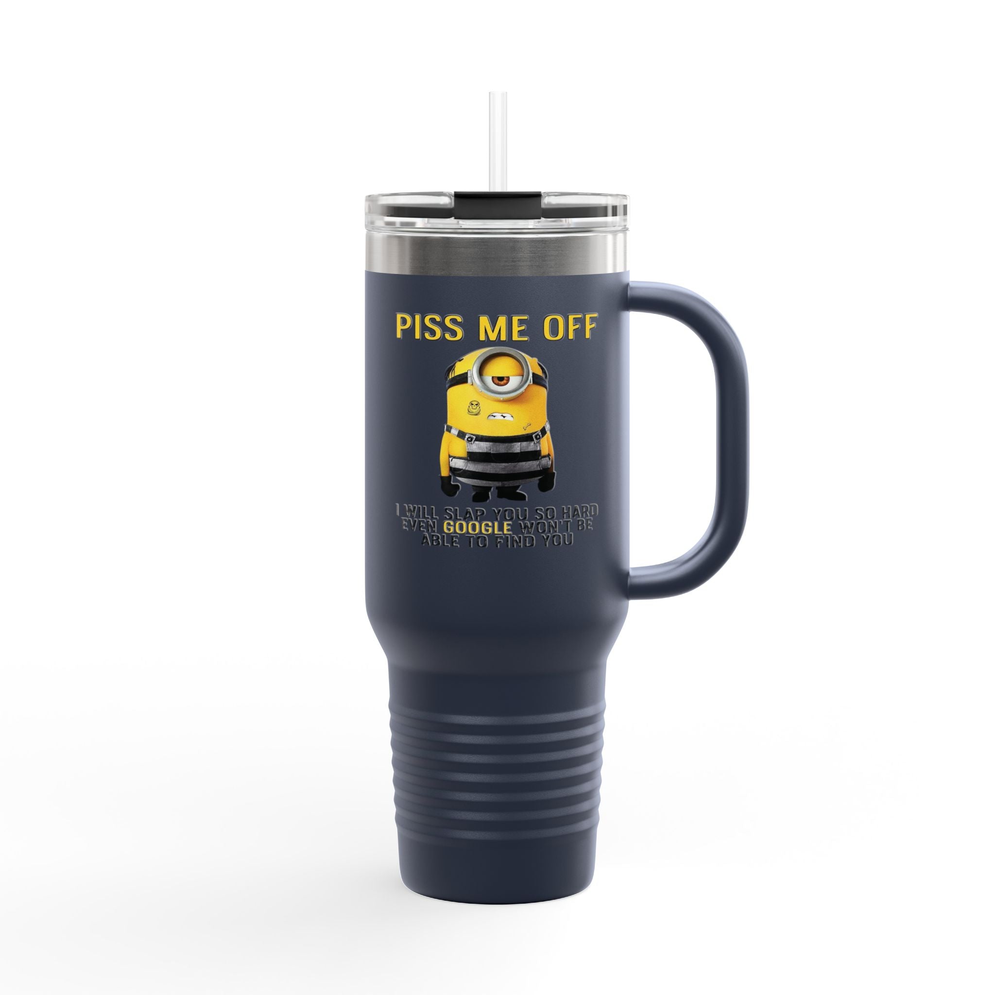 Funny Insulated Travel Mug, 40oz - Piss Me Off Minion Design - Perfect for Coffee Lovers, Gag Gift, Road Trips, Office Humor, Birthday [...]