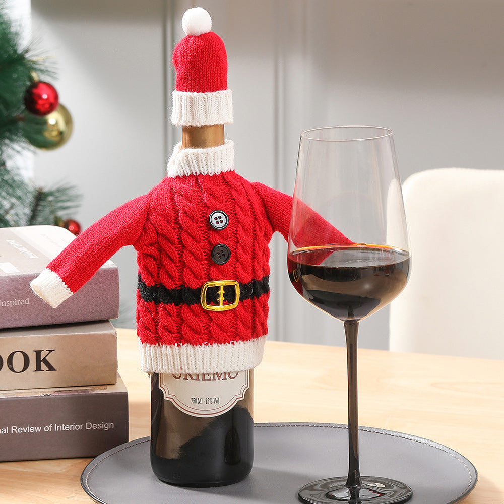Custom Christmas Wine Bottle Covers – Festive Holiday Table Décor & Gifts