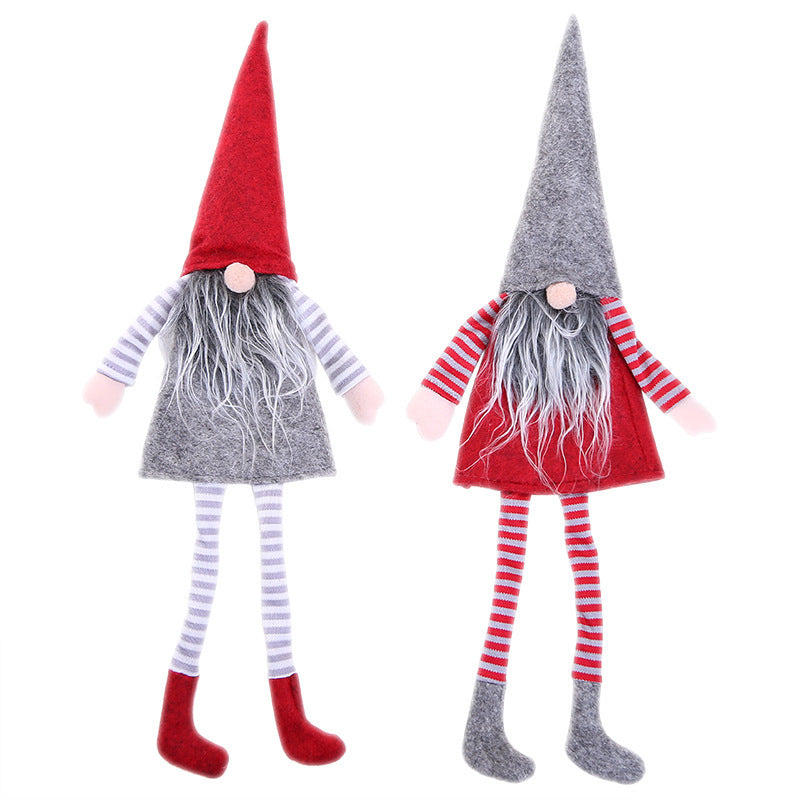 Christmas Wine Bottle Cover – Gnome or Santa Hat Decoration | Festive Holiday Table Décor, Gift Wrap Bag for Wine or Champagne