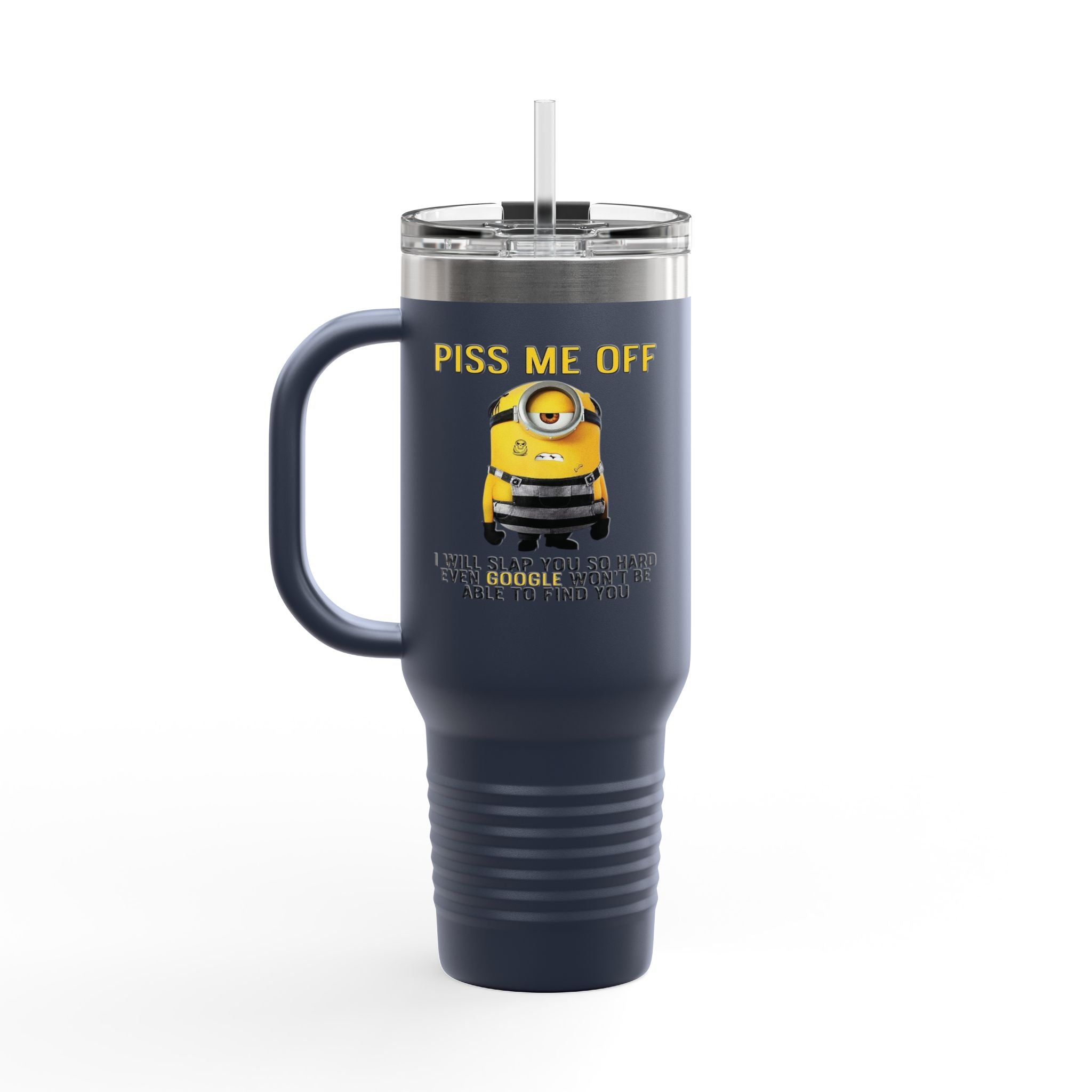 Funny Insulated Travel Mug, 40oz - Piss Me Off Minion Design - Perfect for Coffee Lovers, Gag Gift, Road Trips, Office Humor, Birthday [...]