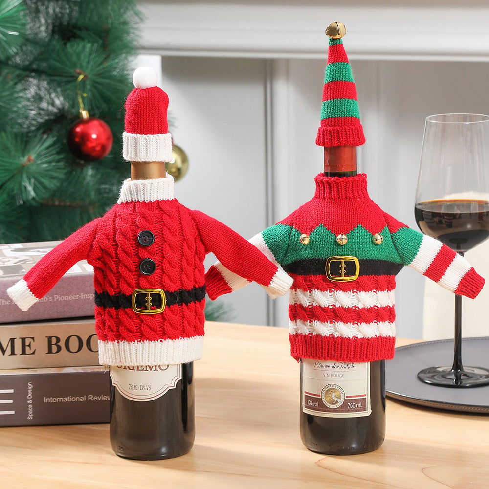 Custom Christmas Wine Bottle Covers – Festive Holiday Table Décor & Gifts