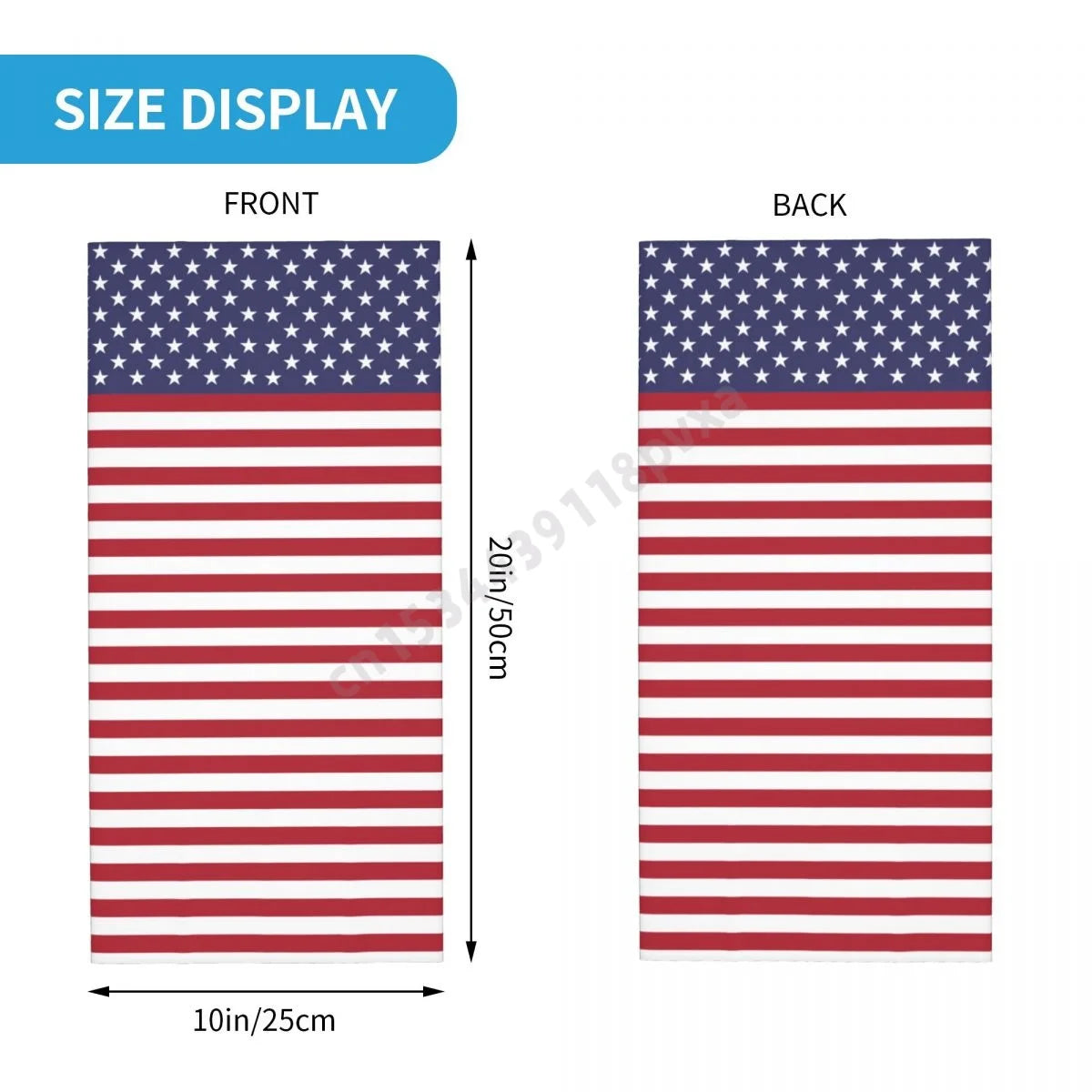 Patriotic USA Flag Bandana