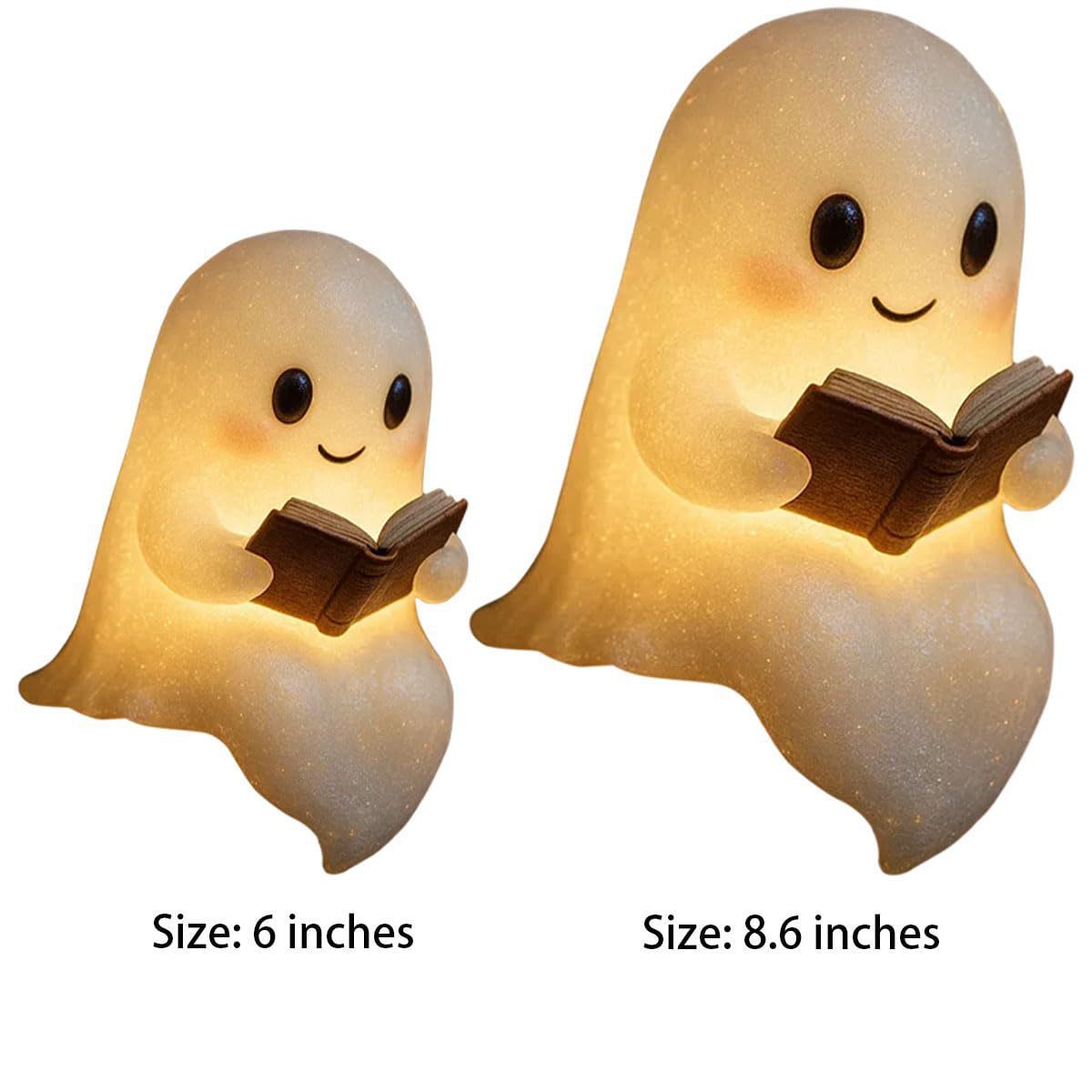 Cute LED Ghost Night Light – Halloween Decoration, Kids Bedside Lamp, Warm Glow Sleep Light, Spooky Gift for Children & Home Décor