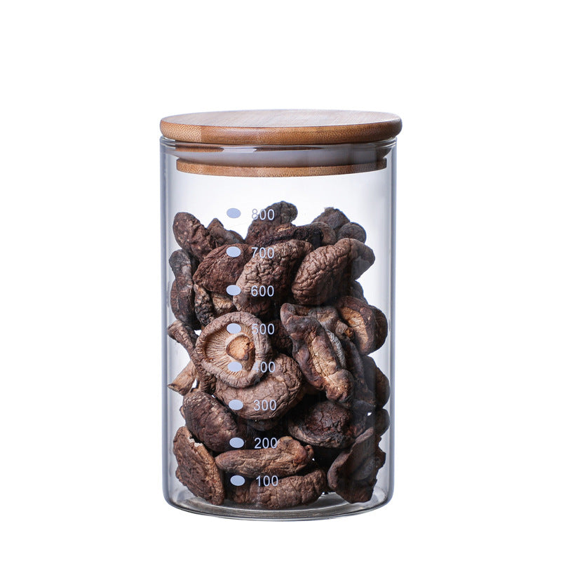 Glass Storage Coffee Tea Airtight Jar