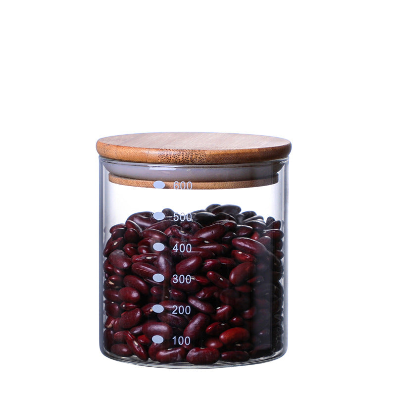 Glass Storage Coffee Tea Airtight Jar