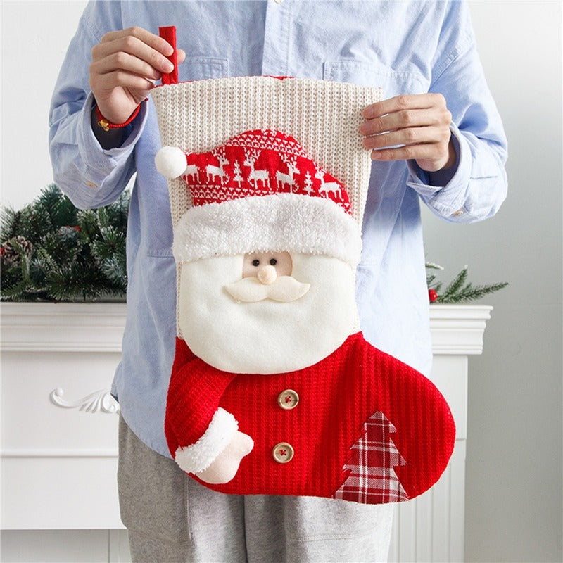 Custom made Christmas Stockings – Festive Santa & Snowman Designs