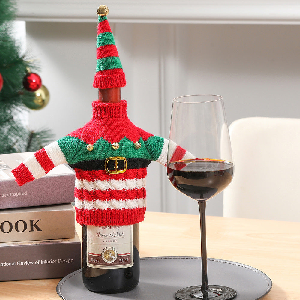 Custom Christmas Wine Bottle Covers – Festive Holiday Table Décor & Gifts