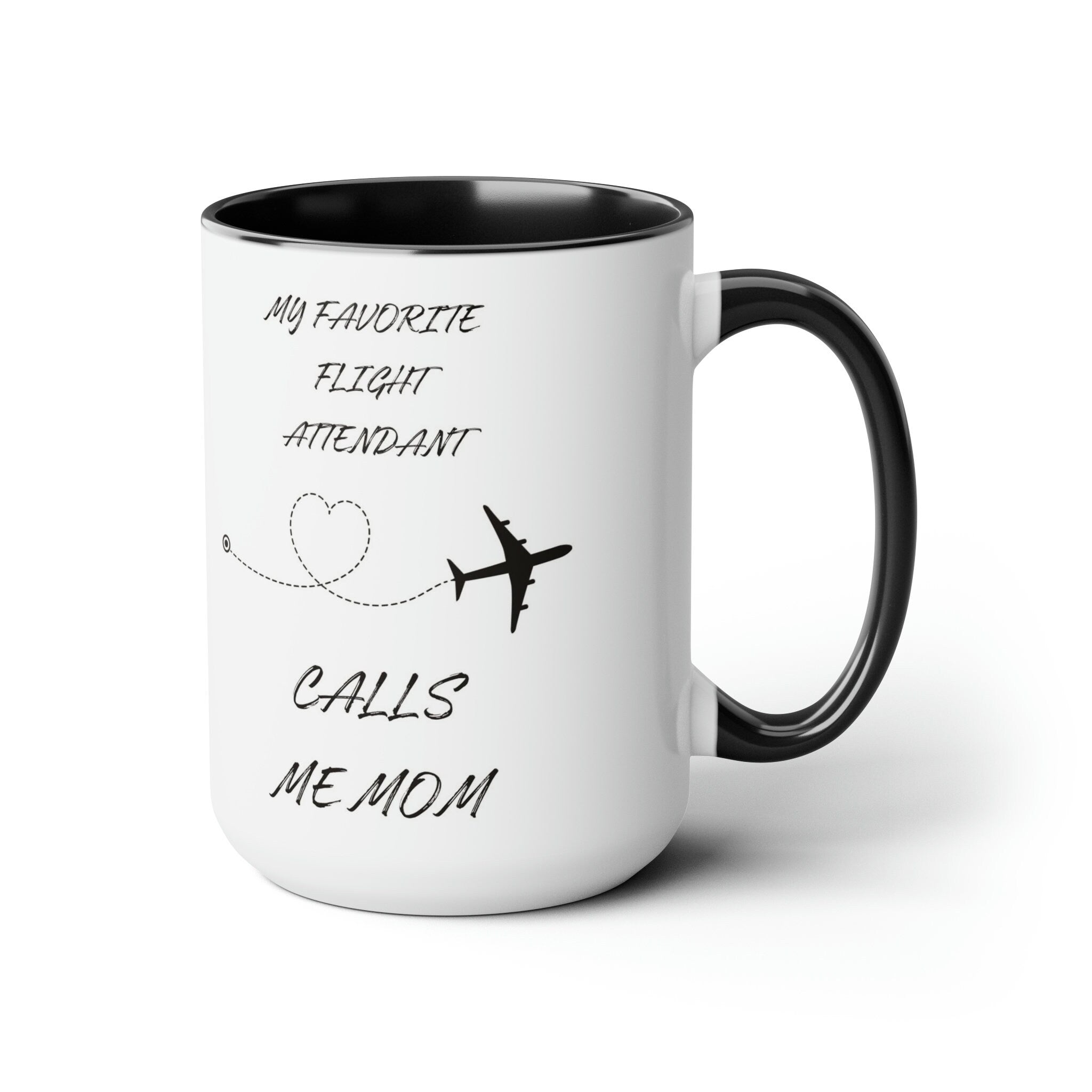 Personalized Flight Attendant Mug: Custom Aircrew Coffee Cup