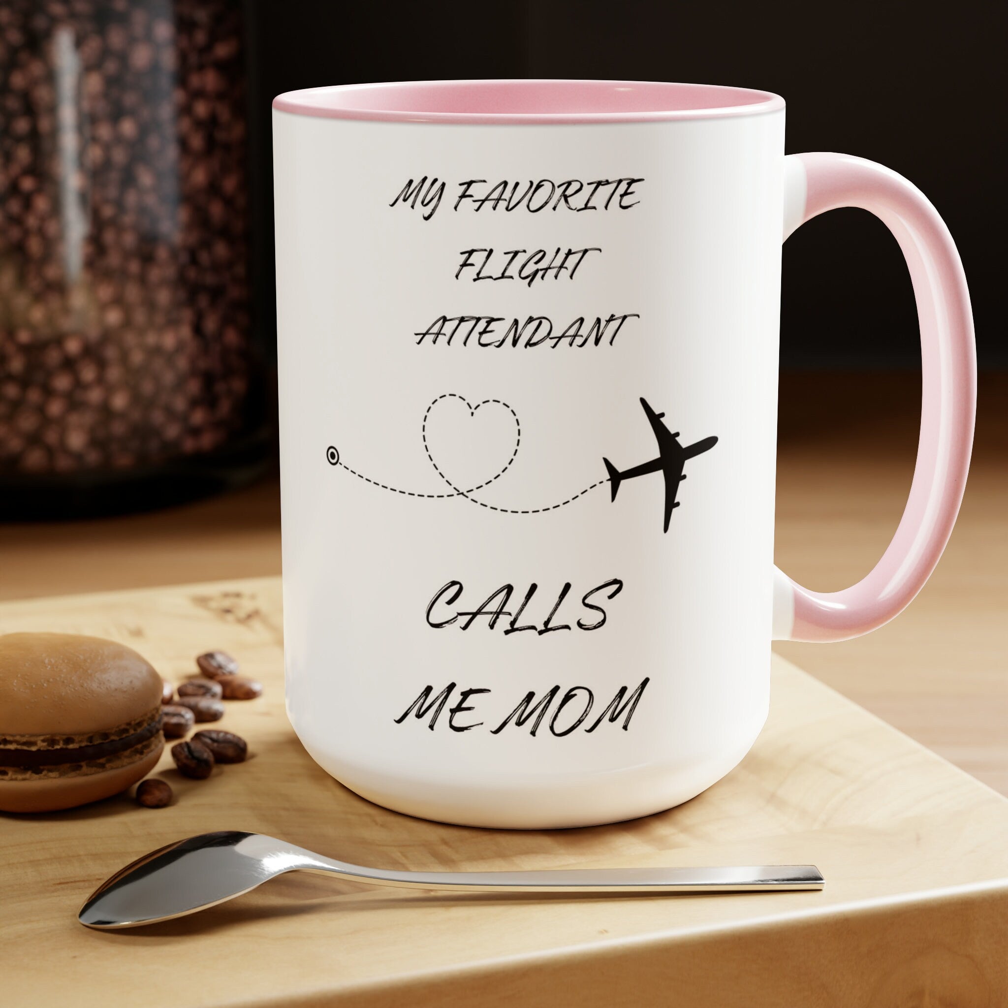 Personalized Flight Attendant Mug: Custom Aircrew Coffee Cup