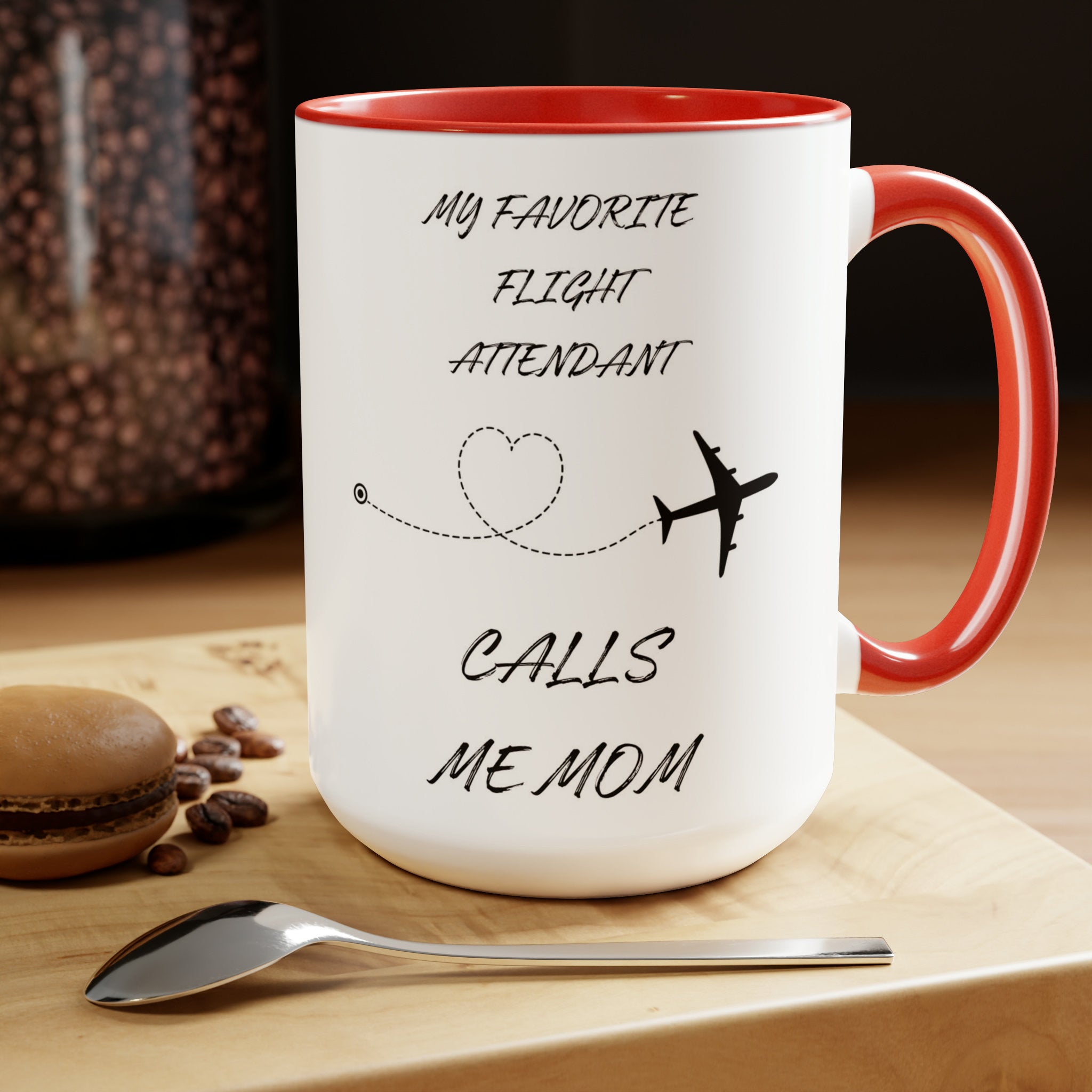 Personalized Flight Attendant Mug: Custom Aircrew Coffee Cup