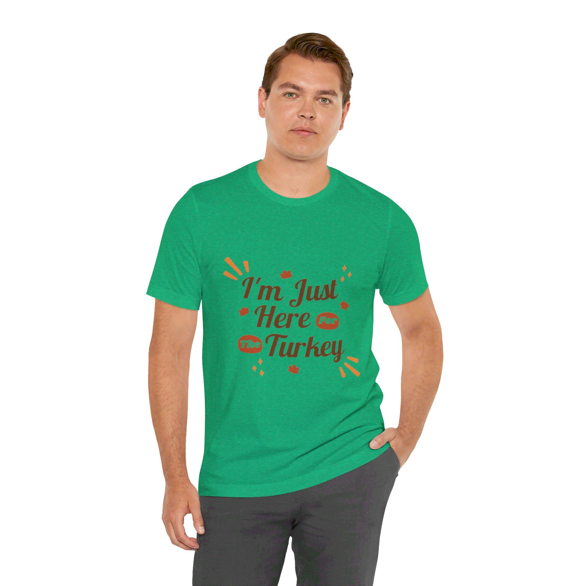 Turkey Day Graphic Tee | Funny Thanksgiving Shirt for Family Dinner | Autumn Celebration Outfit