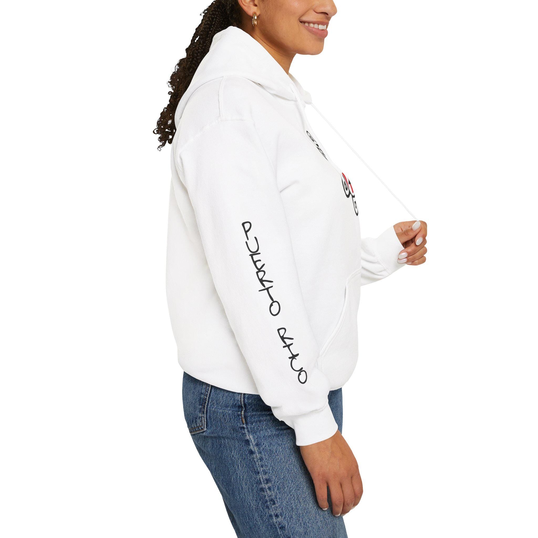 Boricua Taino Hoodie - Unisex Heavy Blend Hooded Sweatshirt, Puerto Rican Sweatshirt, Caribbean Culture Pullover, Indigenous Heritage