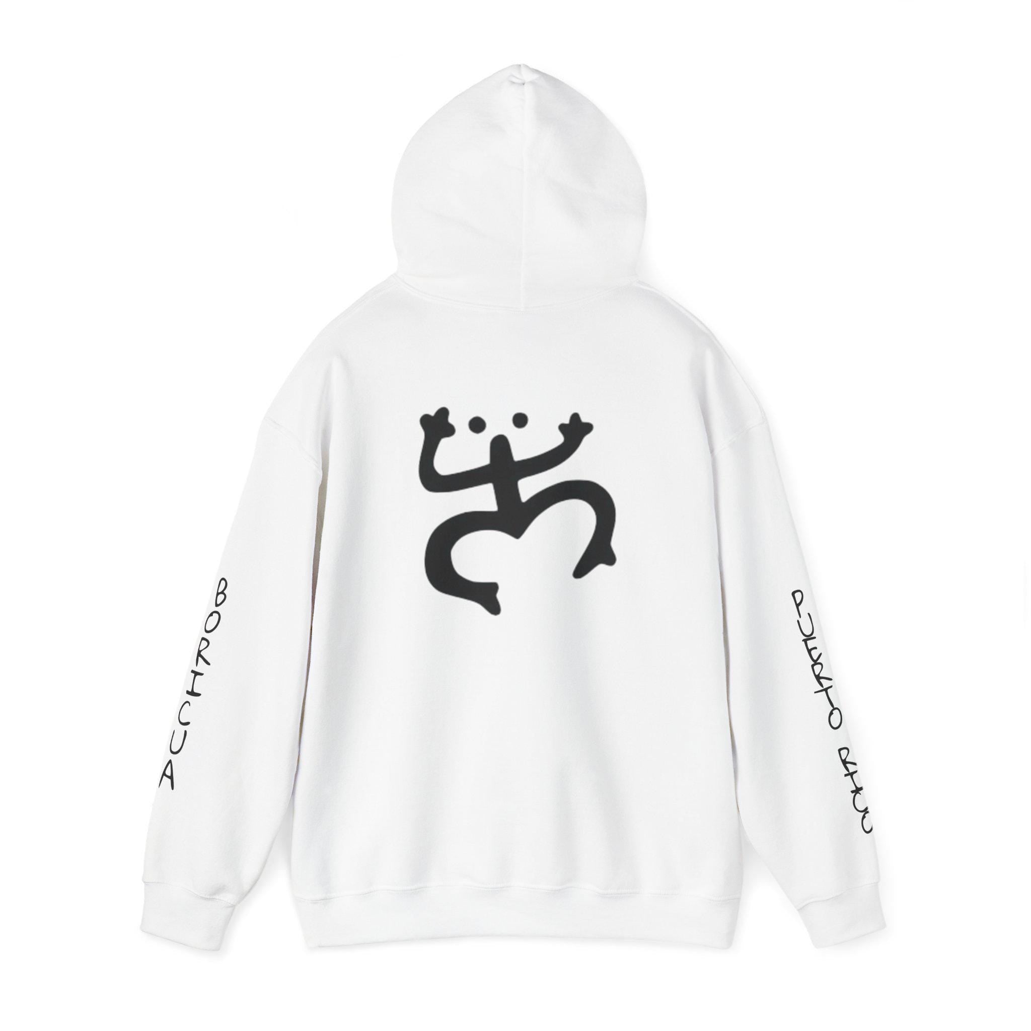 Boricua Taino Hoodie - Unisex Heavy Blend Hooded Sweatshirt, Puerto Rican Sweatshirt, Caribbean Culture Pullover, Indigenous Heritage
