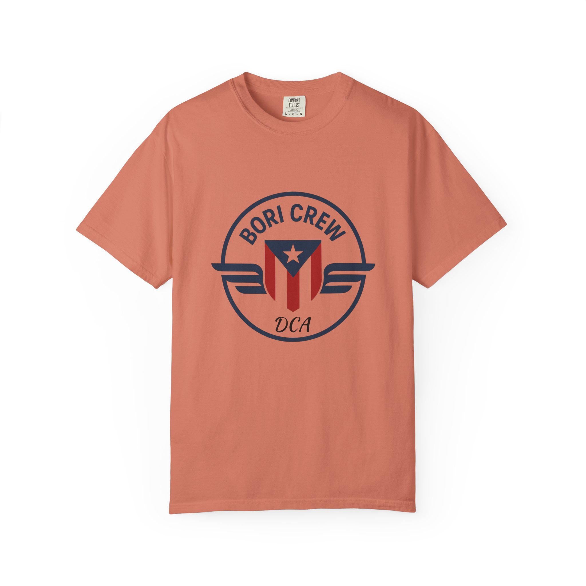 Personalized Puerto Rican Pride T-Shirt: Garment-Dyed US Cotton Tee