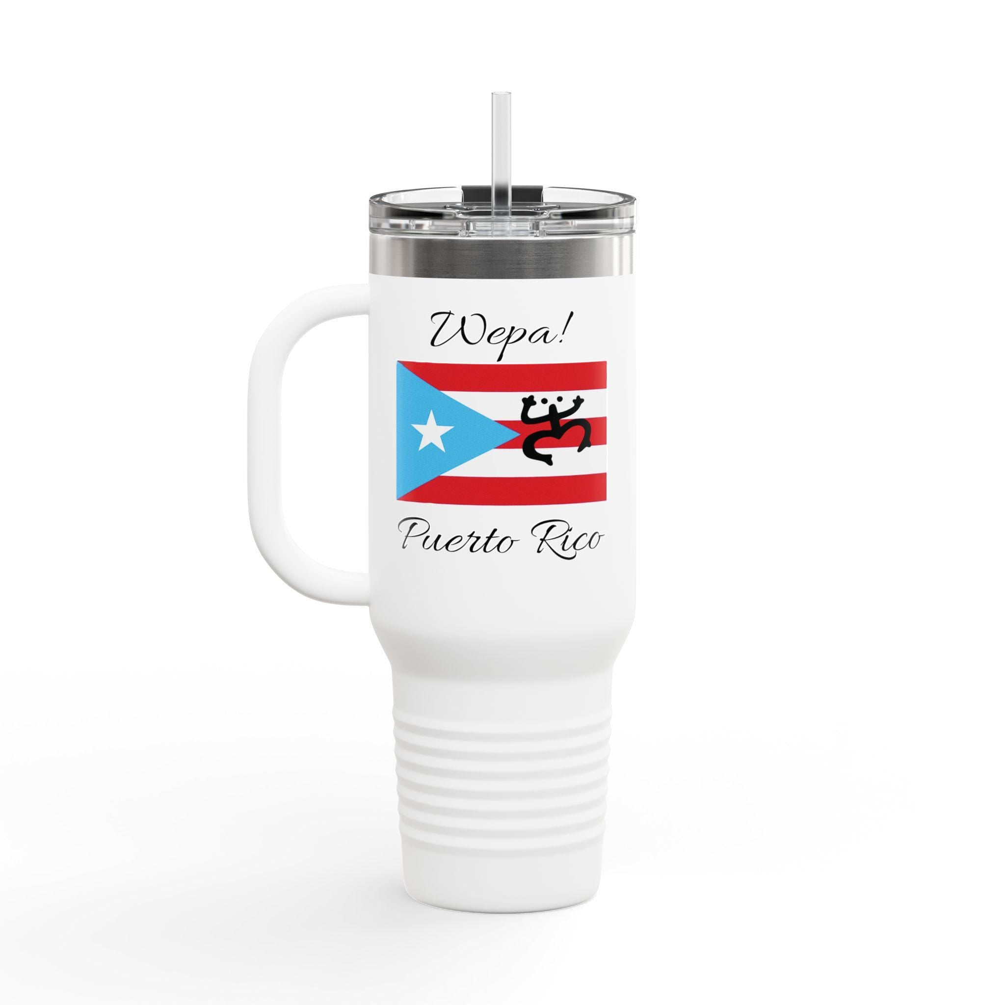Bori Crew 40oz Insulated Travel Mug | Personalized Stainless Steel Coffee Tumbler Gift