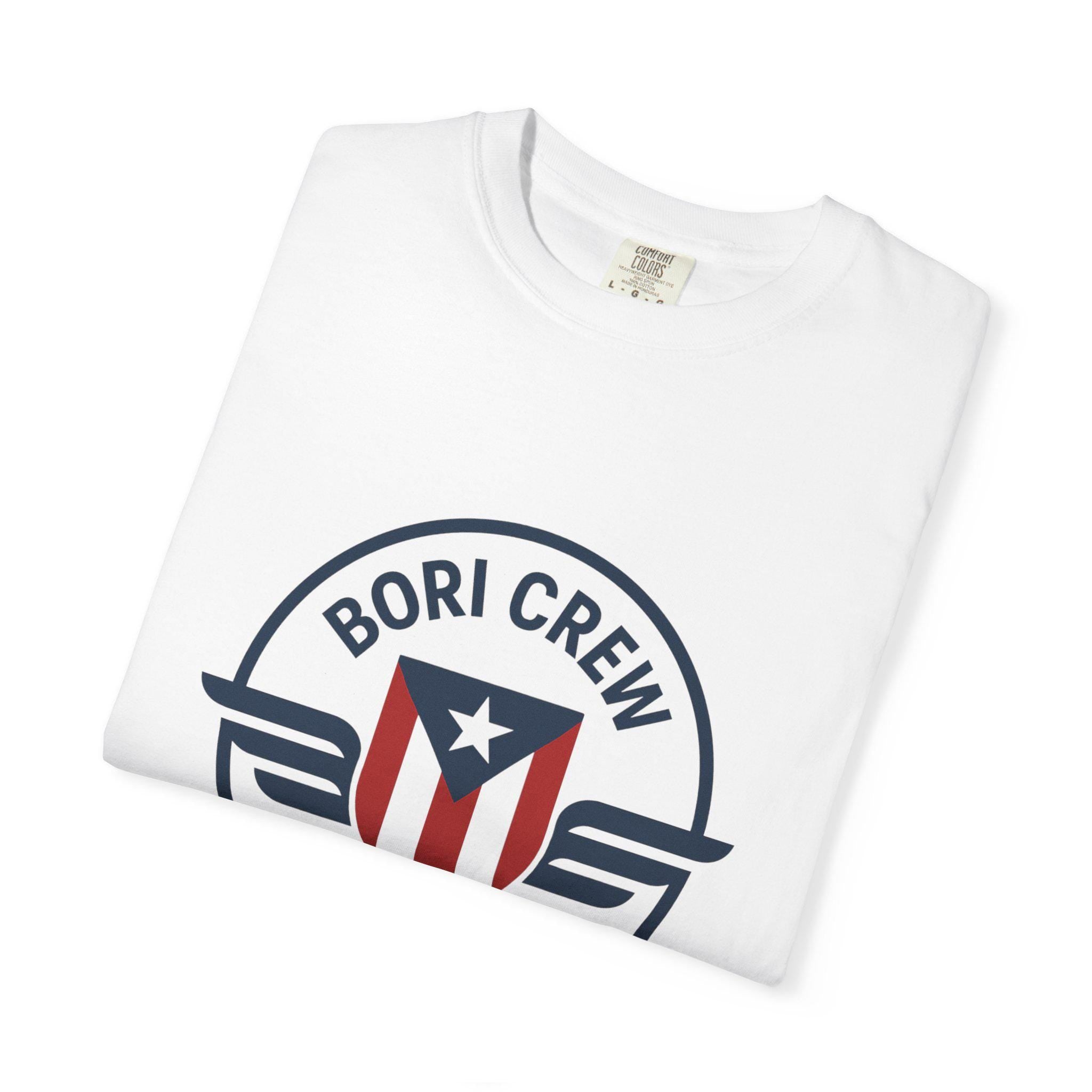 Personalized Puerto Rican Pride T-Shirt: Garment-Dyed US Cotton Tee