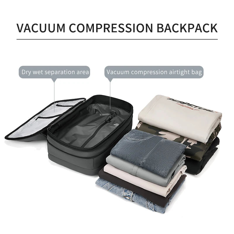 vacuum compression backpack